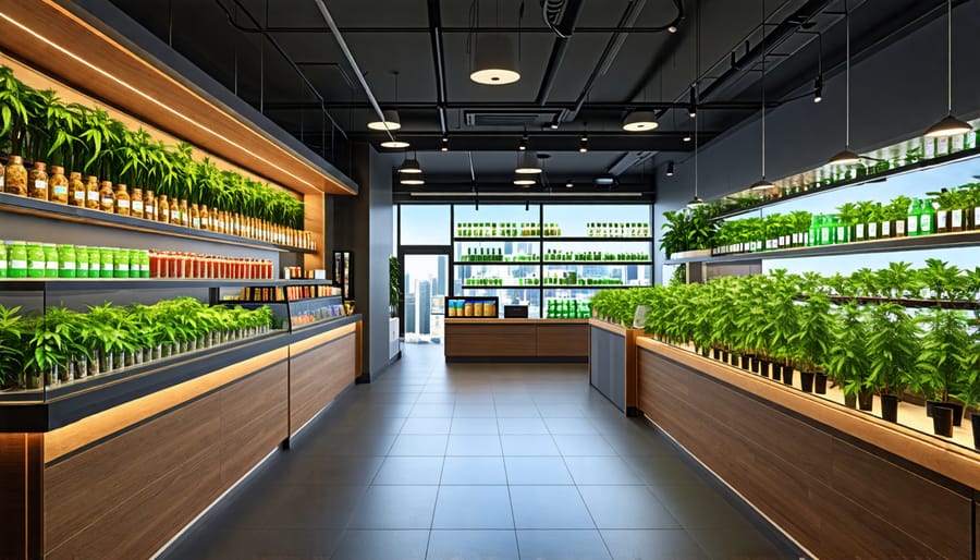 Display of THC products in a licensed Toronto dispensary